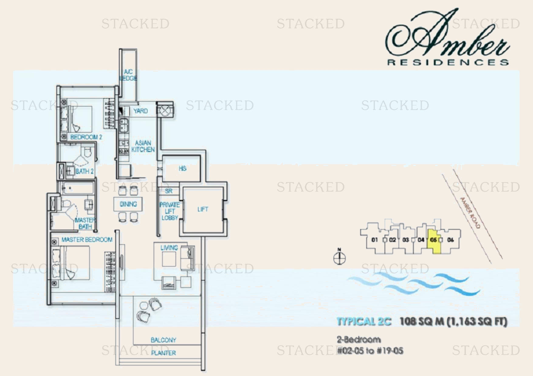 Amber Residences floor plan